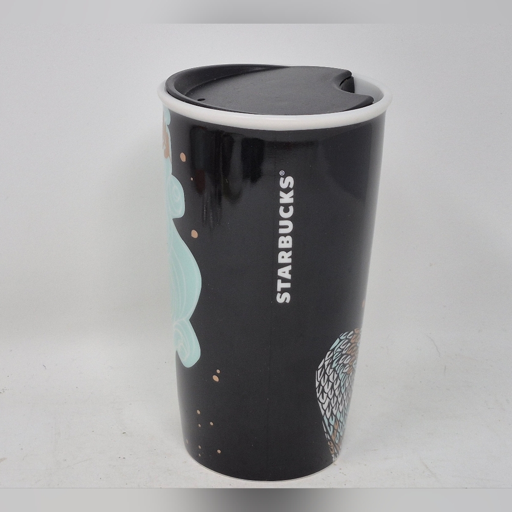 Starbucks 2018 Mermaid Siren Limited Edition Ceramic Travel Mug - Picture 2 of 5